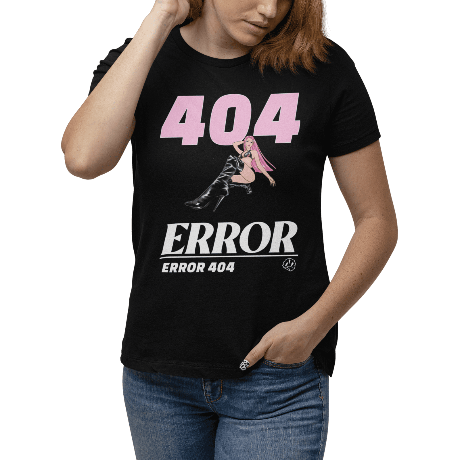 kiMaran Warrior T-Shirt 404 ERROR Female Warrior Anime Unisex Short SleeveTee (Black XL) - Walmart.com